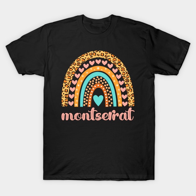 Montserrat Name Montserrat Birthday T-Shirt by CreativeShirt